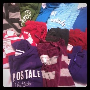 12 Aeropostale XL long sleeve shirts